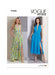 Patron Vogue - Ceinture, Jupe, Robe, Soutien Patron Vogue 