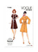 Patron Vogue - Ceinture, Kimono, Robe Patron Vogue 