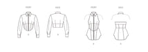 Patron Vogue - Corset, Haut Patron Vogue 