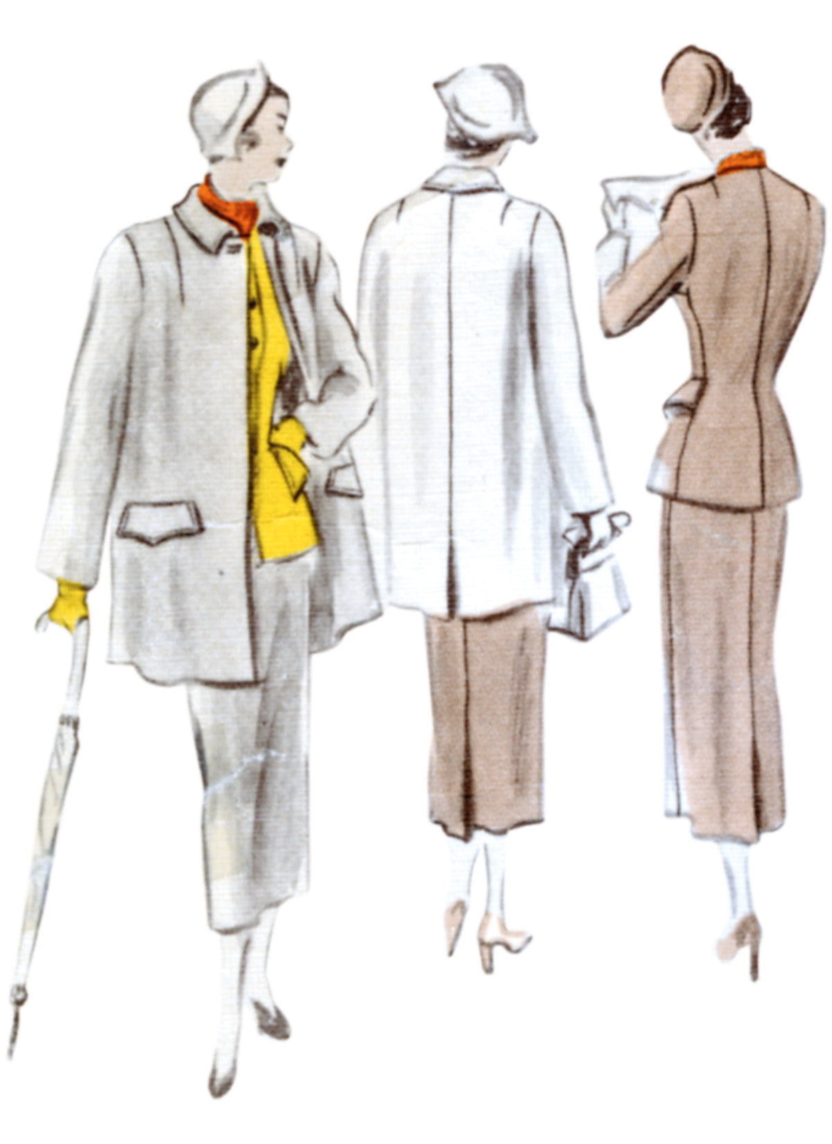 Patron Vogue Jupe, Manteau, Veste — Maison du Haut Mercier