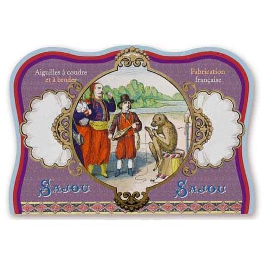 Pochette à l'ancienne - 40 aiguilles - Modèle Bénodet - Sajou Mercerie Sajou 