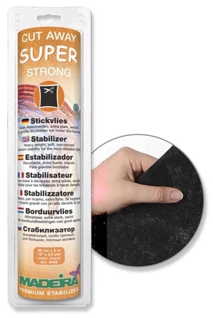 Stabilisateurs à découper - Super Strong noir - Largeur 30cm x 5m Madeira 