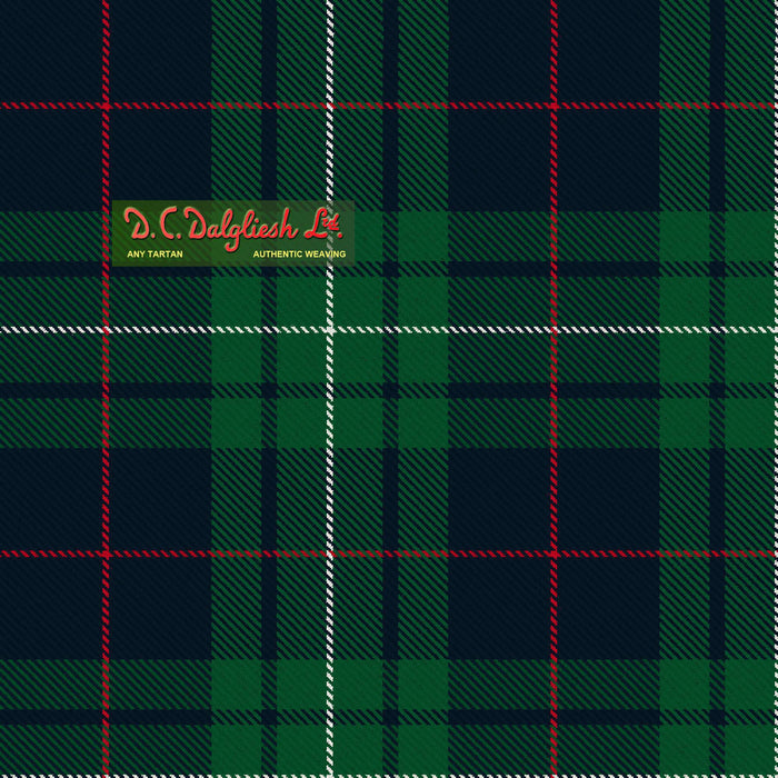 Tartan Écossais - Tissu traditionnel - Fait main en Écosse - Connacht Green Tissus DC Dalgliesh 