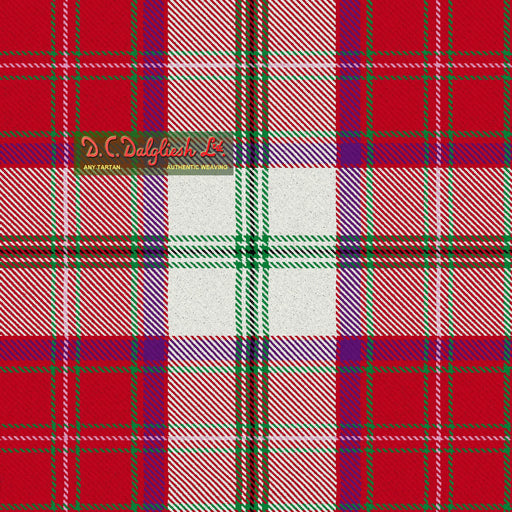 Tartan Écossais - Tissu traditionnel - Fait main en Écosse - Crieff Dress Dance Red Tissus DC Dalgliesh 