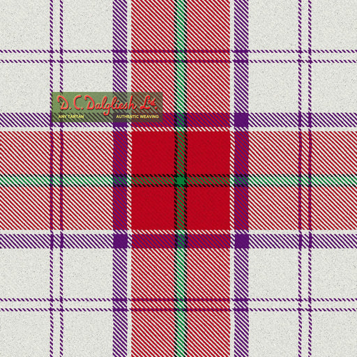 Tartan Écossais - Tissu traditionnel - Fait main en Écosse - Culloden Dress Dance Red Tissus DC Dalgliesh 