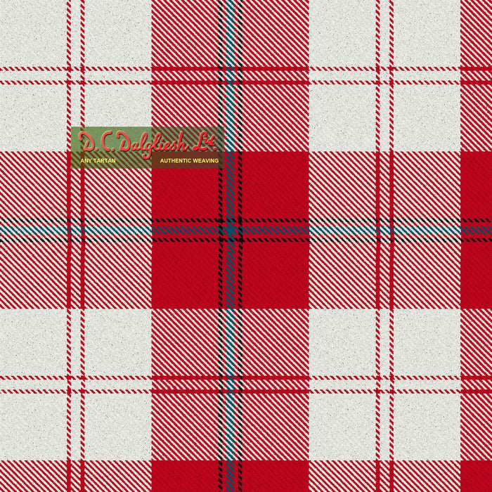Tartan Écossais - Tissu traditionnel - Fait main en Écosse - Cunningham Dress Dance Red Tissus DC Dalgliesh 