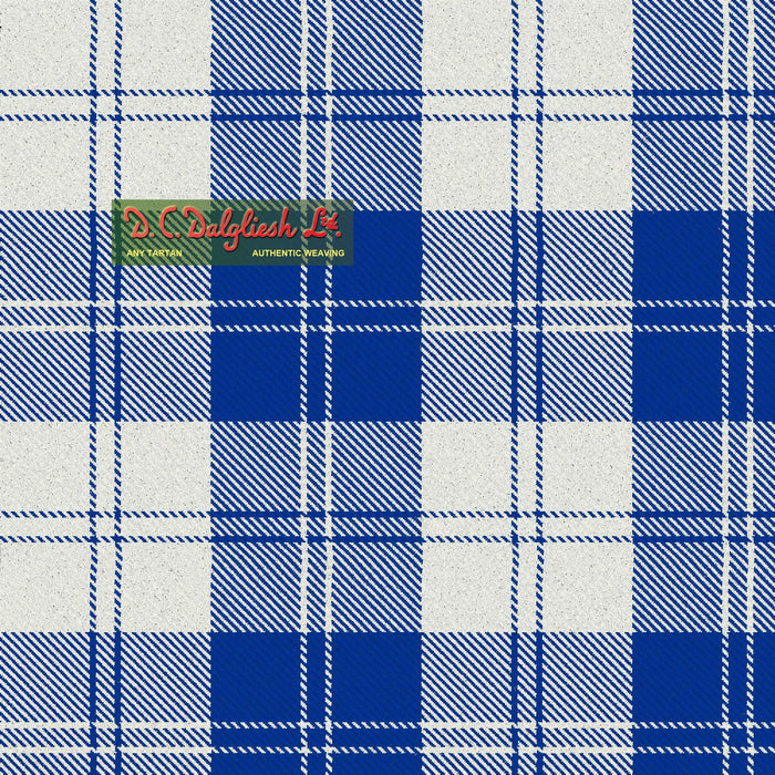 Tartan Écossais - Tissu traditionnel - Fait main en Écosse - Erskine Royal Blue Dress Dance Tissus DC Dalgliesh 