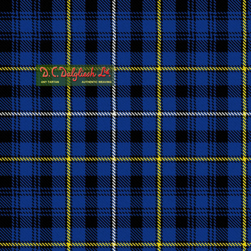 Tartan Écossais - Tissu traditionnel - Fait main en Écosse - Fleming or Flanders or Frisken Tissus DC Dalgliesh 