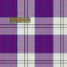 Tartan Écossais - Tissu traditionnel - Fait main en Écosse - Lennox Dress Dance Purple Tissus DC Dalgliesh 