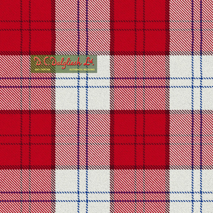 Tartan Écossais - Tissu traditionnel - Fait main en Écosse - Lennox Dress Dance Red Tissus DC Dalgliesh 