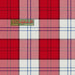 Tartan Écossais - Tissu traditionnel - Fait main en Écosse - Lennox Dress Dance Red Tissus DC Dalgliesh 