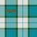 Tartan Écossais - Tissu traditionnel - Fait main en Écosse - Longniddry Dress Dance Turquoise Tissus DC Dalgliesh 