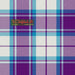 Tartan Écossais - Tissu traditionnel - Fait main en Écosse - Longniddry Purple Dress Dance Tissus DC Dalgliesh 
