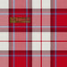 Tartan Écossais - Tissu traditionnel - Fait main en Écosse - Longniddry Red Dress Dance Tissus DC Dalgliesh 