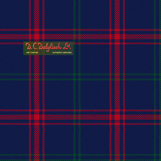 Tartan Écossais - Tissu traditionnel - Fait main en Écosse - Lynch Tissus DC Dalgliesh 