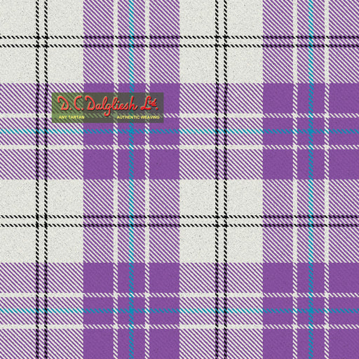 Tartan Écossais - Tissu traditionnel - Fait main en Écosse - MacPherson Dress Dance Purple Tissus DC Dalgliesh 