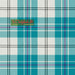 Tartan Écossais - Tissu traditionnel - Fait main en Écosse - MacPherson Dress Dance Turquoise Tissus DC Dalgliesh 
