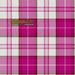 Tartan Écossais - Tissu traditionnel - Fait main en Écosse - Menzies Dress Dance Cerise Tissus DC Dalgliesh 