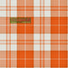 Tartan Écossais - Tissu traditionnel - Fait main en Écosse - Menzies Dress Dance Orange Tissus DC Dalgliesh 