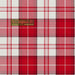 Tartan Écossais - Tissu traditionnel - Fait main en Écosse - Menzies Dress Dance Red Tissus DC Dalgliesh 