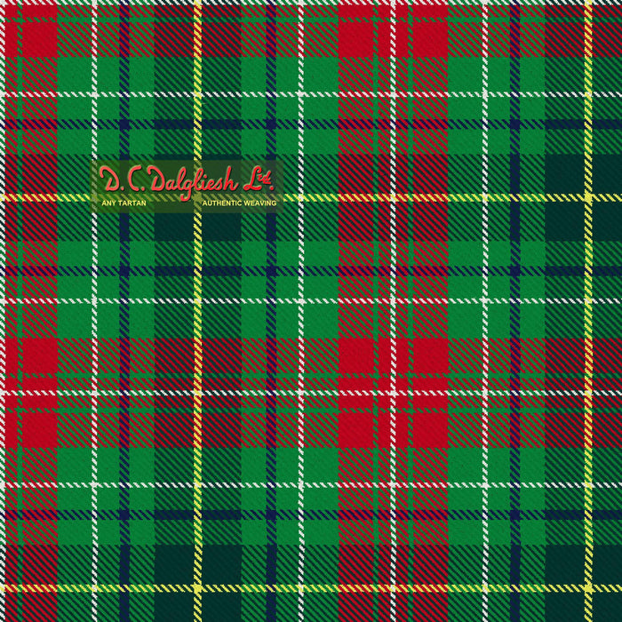 Tartan Écossais - Tissu traditionnel - Fait main en Écosse - Muirhead Tissus DC Dalgliesh 