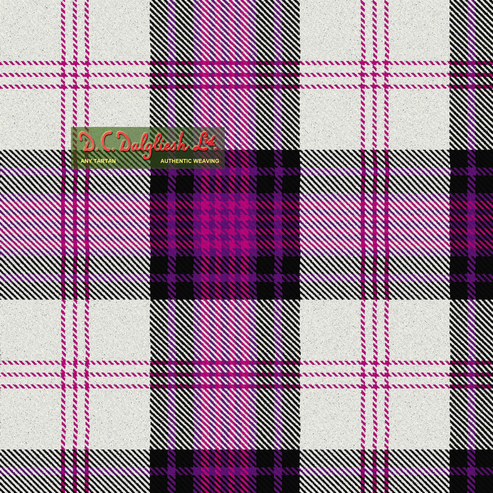 Tartan Écossais - Tissu traditionnel - Fait main en Écosse - Ross Dress Dance Purple Tissus DC Dalgliesh 