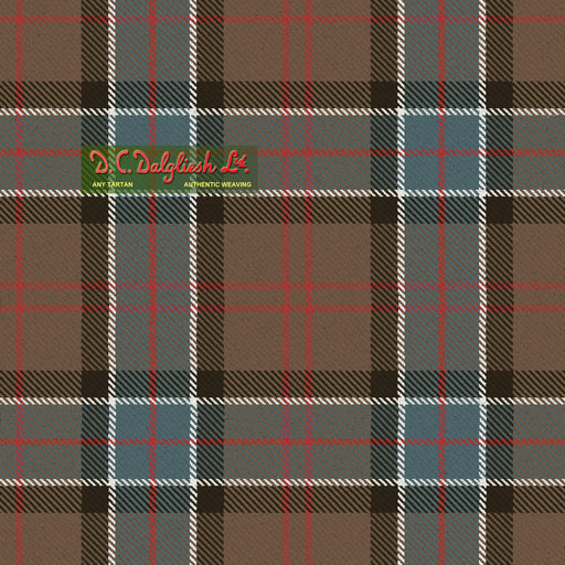 Tartan Écossais - Tissu traditionnel - Fait main en Écosse - Sinclair Hunting Tissus DC Dalgliesh 