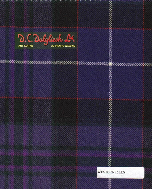 Tartan Écossais - Tissu traditionnel - Fait main en Écosse - Western Isles Tissus DC Dalgliesh 