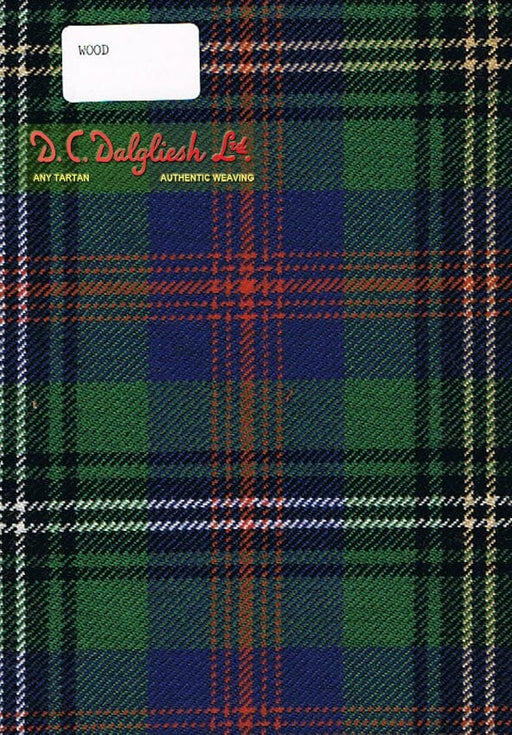 Tartan Écossais - Tissu traditionnel - Fait main en Écosse - Wood Tissus DC Dalgliesh 