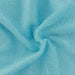 Tissu éponge de bambou turquoise perroquet Tissus Maison du Haut Mercier 