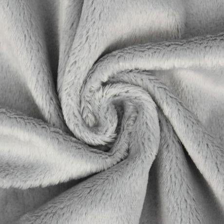 Tissu peluche Kullaloo snugly 5 mm gris cl Tissus Kullaloo 